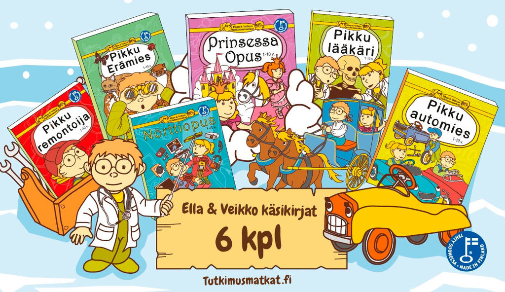 Terra Tutkimusmatkat kirjapaketti